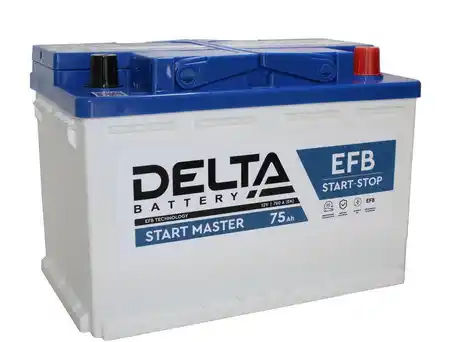 DELTA EFB 6СТ-75 А/ч о.п. [д278ш175в175/760А] [L3 EFB]