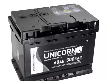 UNICORN BLACK 6СТ-60 А/ч VL о.п.[д242ш175в190/480А]